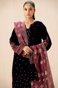 EMBROIDERED VELVET SUIT