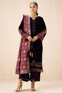 EMBROIDERED VELVET SUIT