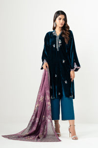 EMBROIDERED VELVET SUIT