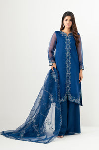 UNSTITCHED EMBROIDERED SUIT