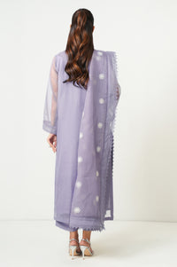UNSTITCHED EMBROIDERED SUIT