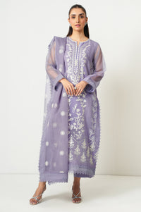 UNSTITCHED EMBROIDERED SUIT