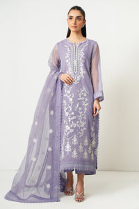 UNSTITCHED EMBROIDERED SUIT