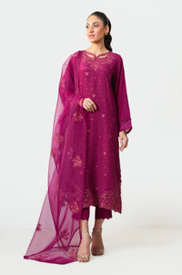 UNSTITCHED EMBROIDERED SUIT