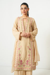 UNSTITCHED EMBROIDERED SUIT