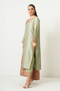UNSTITCHED EMBROIDERED SUIT