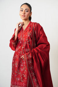 UNSTITCHED EMBROIDERED SUIT