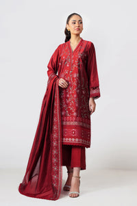 UNSTITCHED EMBROIDERED SUIT