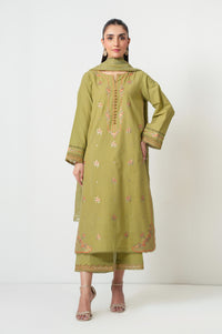 UNSTITCHED EMBROIDERED SUIT