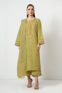 UNSTITCHED EMBROIDERED SUIT