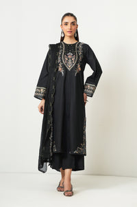 UNSTITCHED EMBROIDERED SUIT