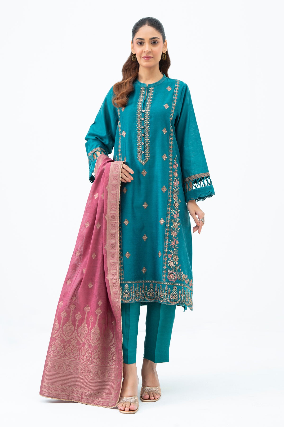 UNSTITCHED 3 PIECE SUIT