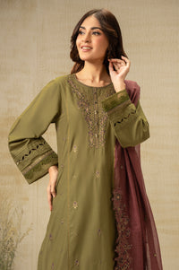 UNSTITCHED EMBROIDERED SUIT