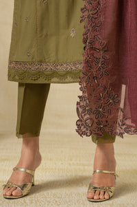 UNSTITCHED EMBROIDERED SUIT