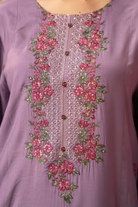 UNSTITCHED EMBROIDERED SUIT