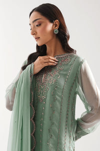 UNSTITCHED EMBROIDERED SUIT