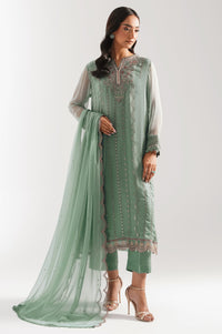 UNSTITCHED EMBROIDERED SUIT