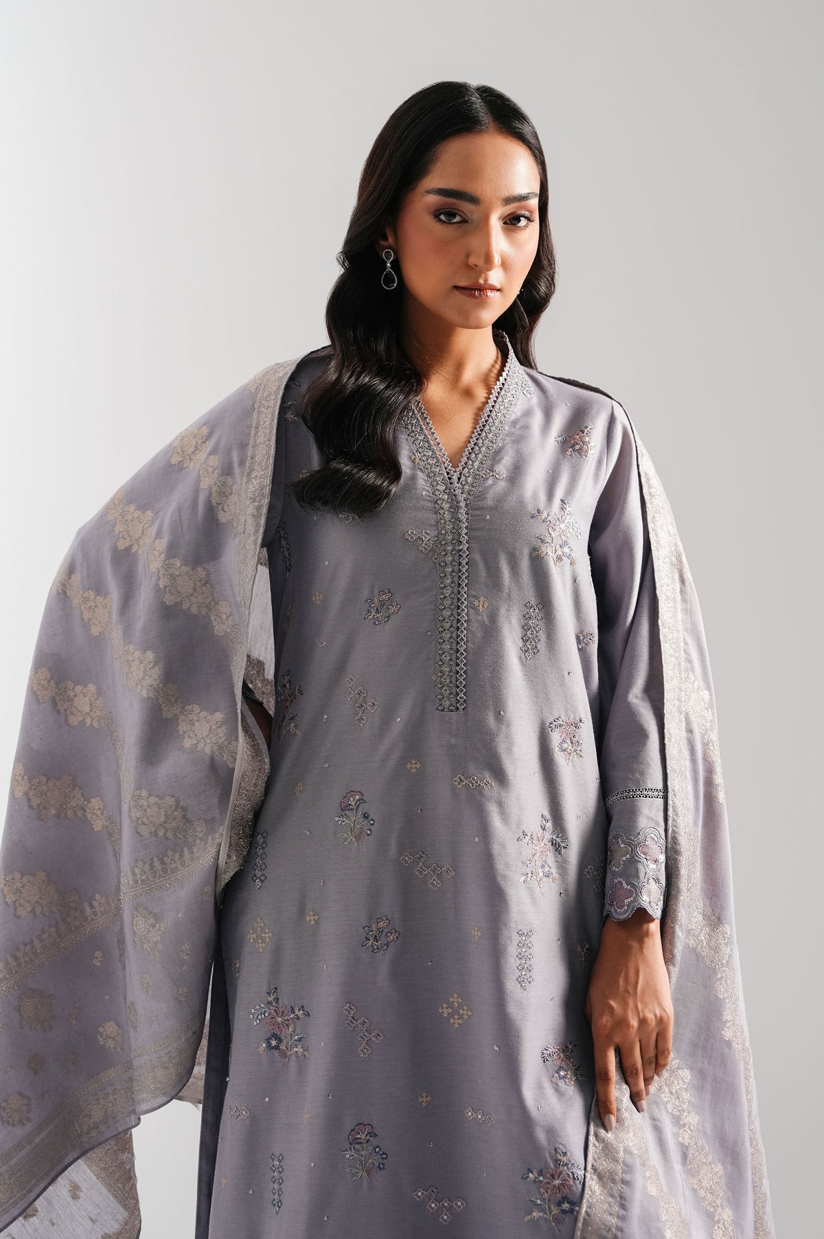 UNSTITCHED 3 PIECE SUIT