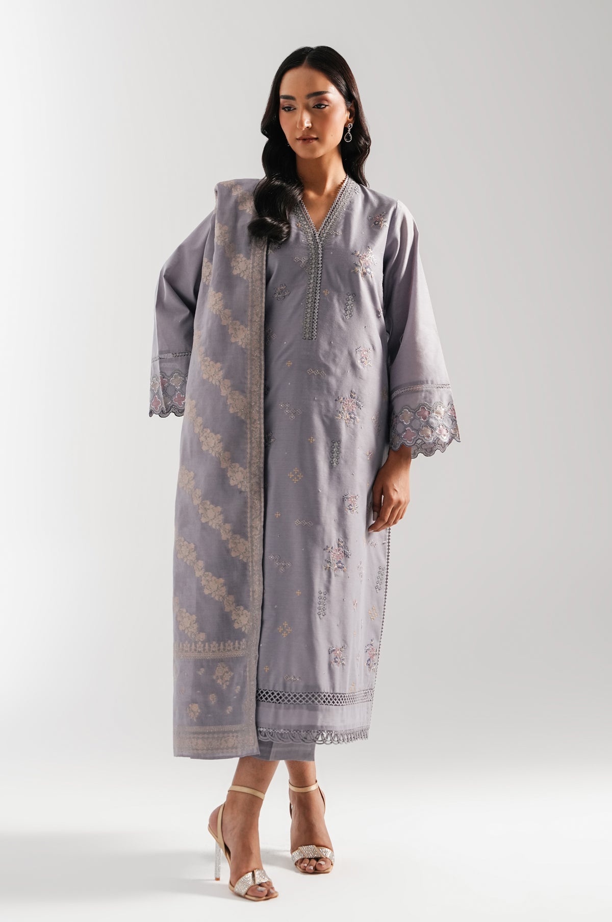 UNSTITCHED 3 PIECE SUIT