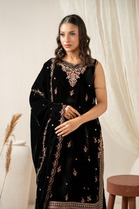 UNSTITCHED EMBROIDERED SUIT