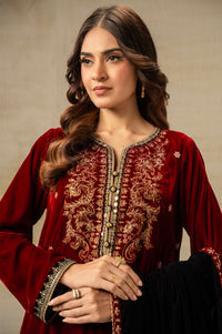 UNSTITCHED EMBROIDERED SUIT