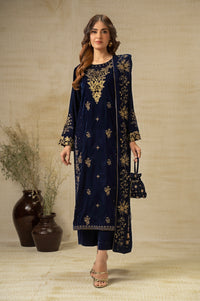 UNSTITCHED EMBROIDERED SUIT