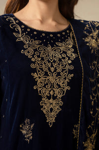 UNSTITCHED EMBROIDERED SUIT