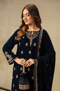 UNSTITCHED EMBROIDERED SUIT