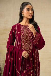 UNSTITCHED EMBROIDERED SUIT