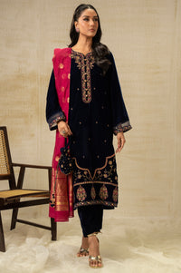 UNSTITCHED EMBROIDERED SUIT