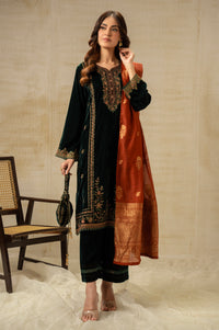 UNSTITCHED EMBROIDERED SUIT