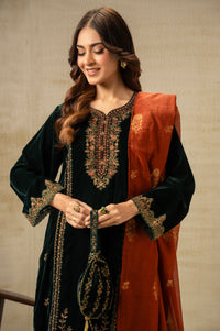 UNSTITCHED EMBROIDERED SUIT