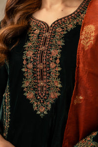 UNSTITCHED EMBROIDERED SUIT