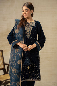 UNSTITCHED EMBROIDERED SUIT