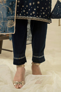 UNSTITCHED EMBROIDERED SUIT