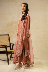 UNSTITCHED EMBROIDERED VELVET SUIT