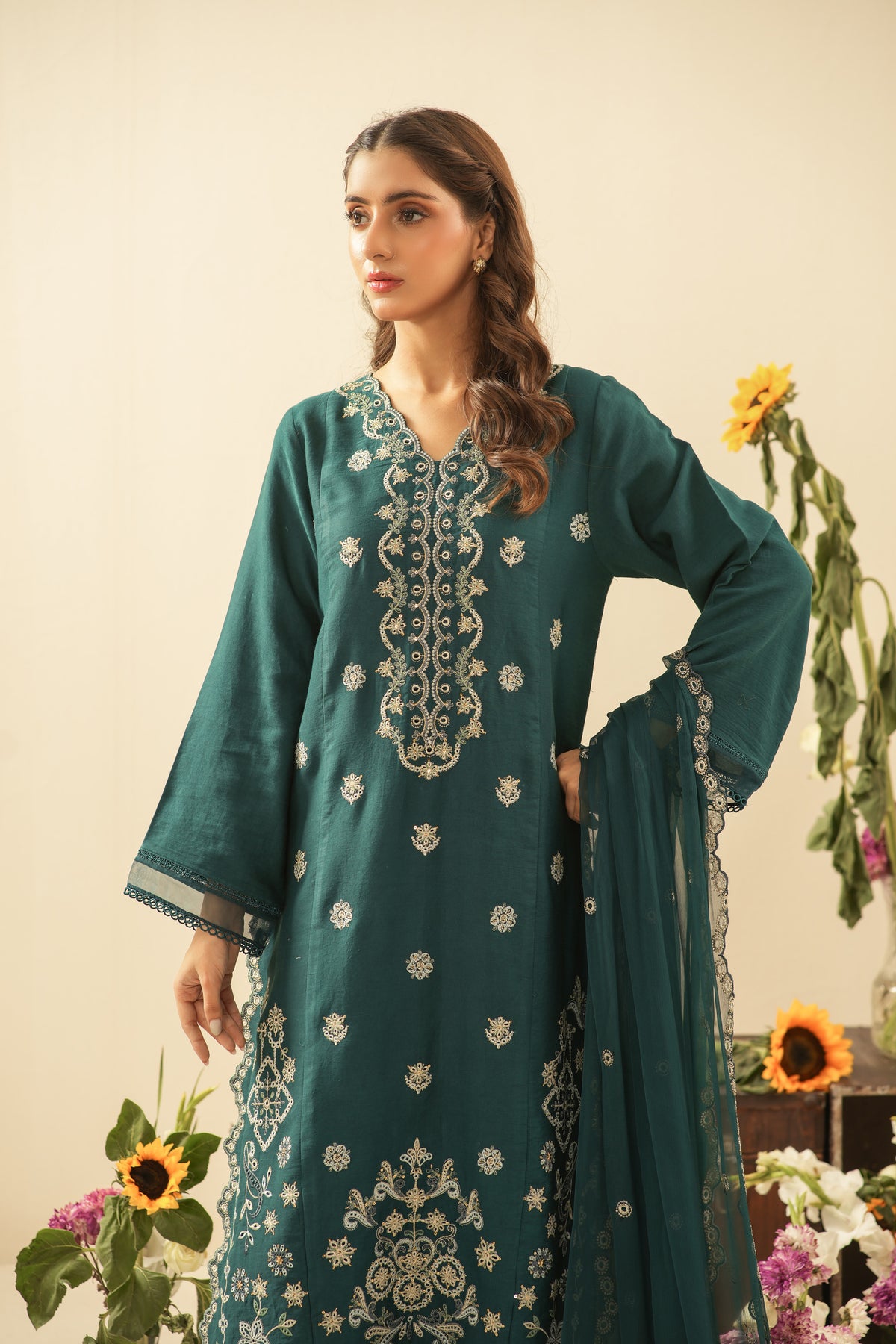 UNSTITCHED 3 PIECE SUIT