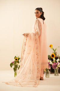 EMBROIDERED ORGANZA UNSTITCHED 3 PIECE SUIT