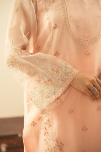 EMBROIDERED ORGANZA UNSTITCHED 3 PIECE SUIT