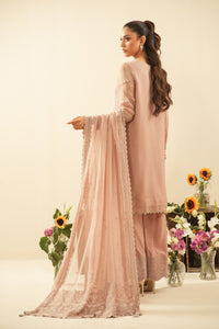EMBROIDERED CHIFFON UNSTITCHED 3 PIECE SUIT