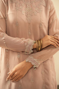 EMBROIDERED CHIFFON UNSTITCHED 3 PIECE SUIT