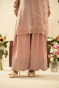 EMBROIDERED CHIFFON UNSTITCHED 3 PIECE SUIT