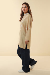 Embroidered Raw Silk Western Top