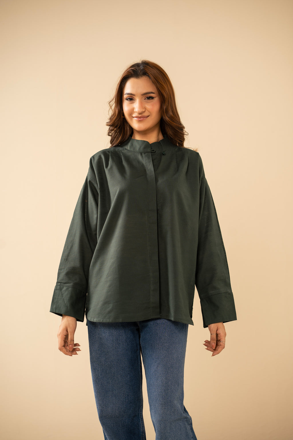 Stitched 1 Piece Stylized Yarn Dyed Shirt