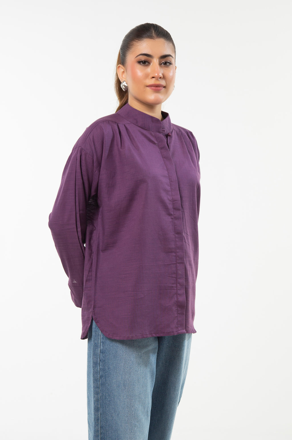 Stitched 1 Piece Stylized Yarn Dyed Shirt