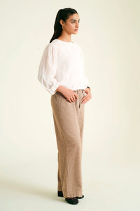 Stitched 1 Piece Stylized Yarn Dyed Crop Top
