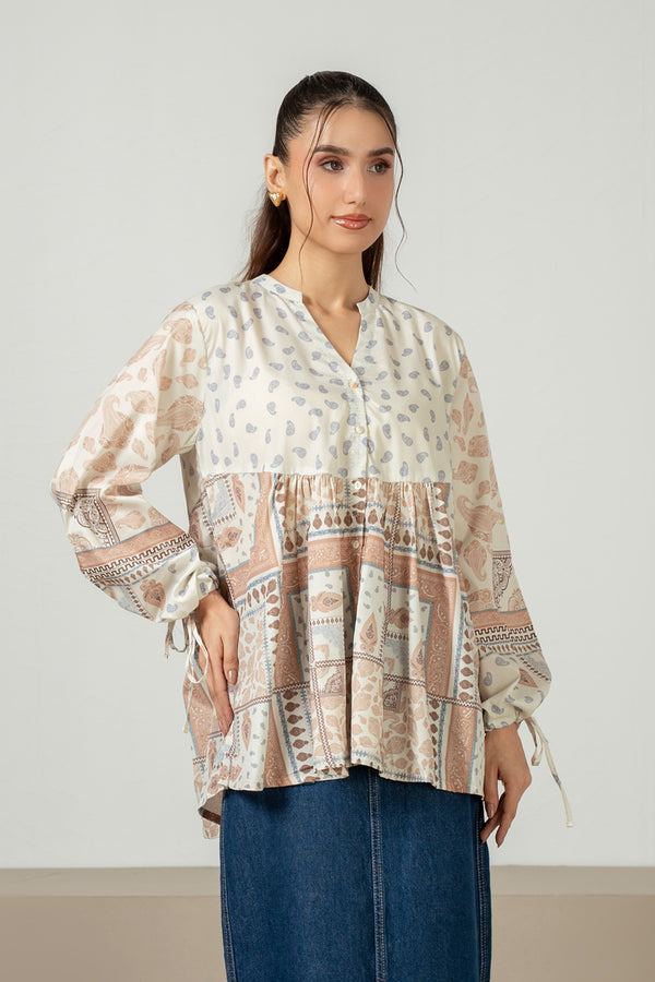 DIGITAL PRINTED FUSION TOP