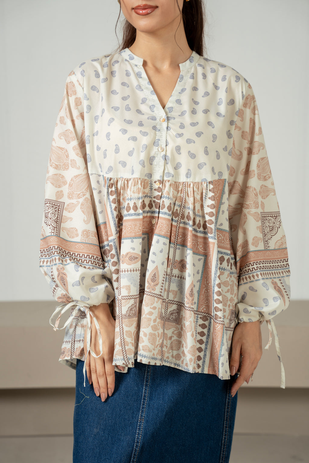 DIGITAL PRINTED FUSION TOP
