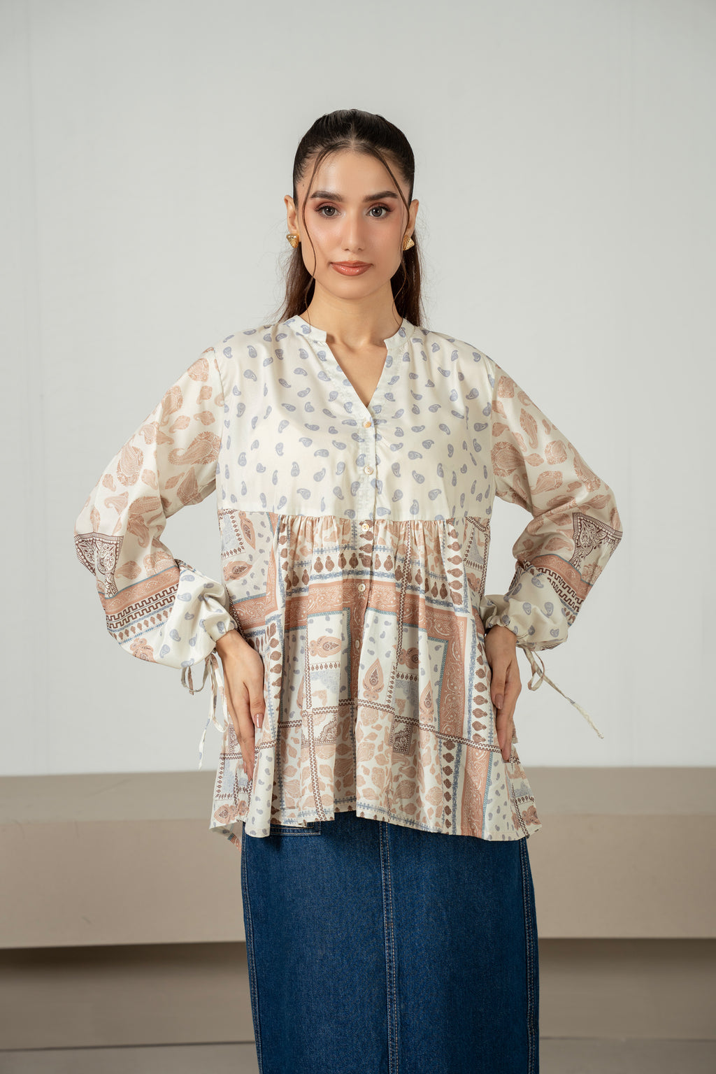 DIGITAL PRINTED FUSION TOP