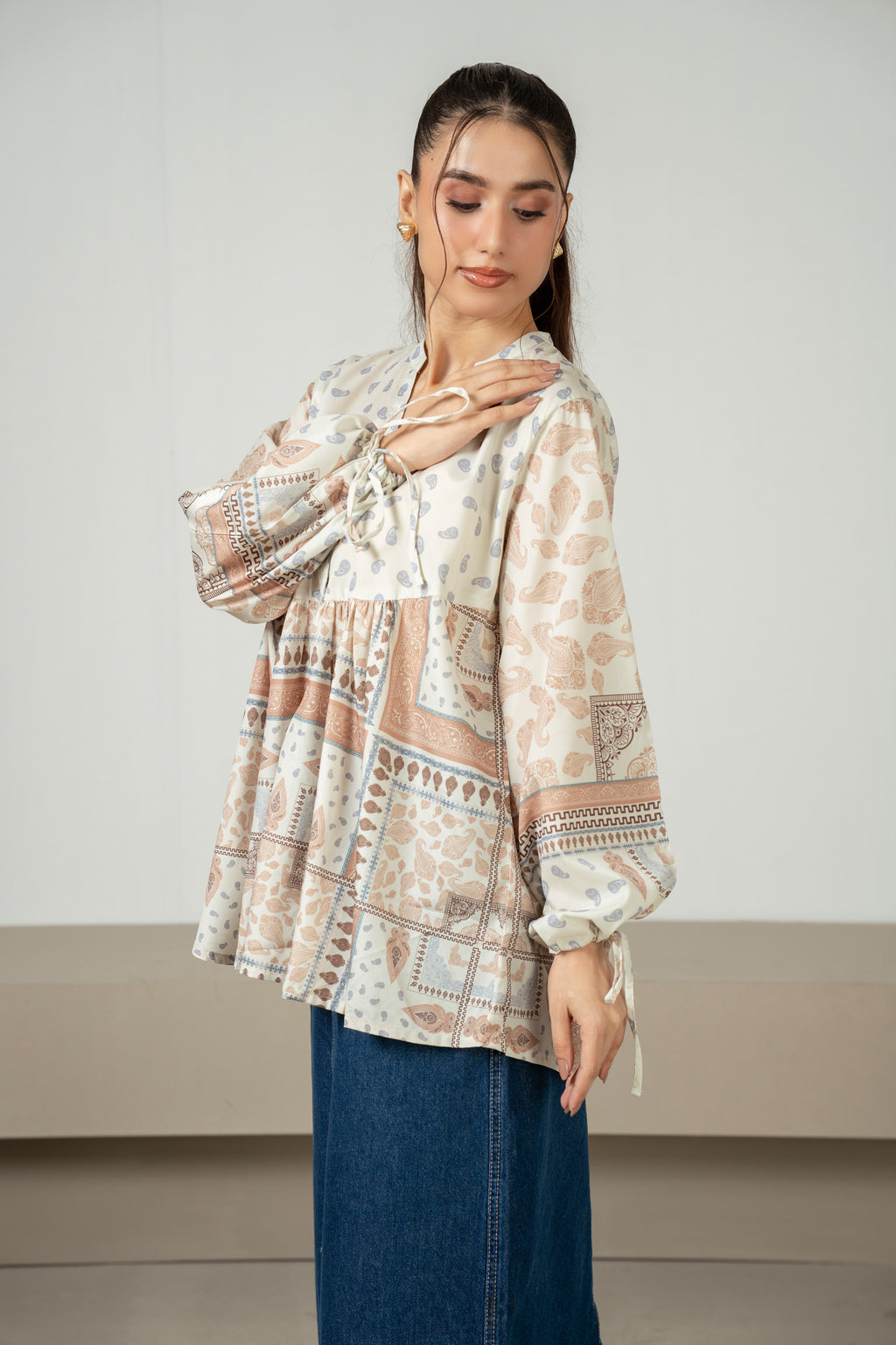 DIGITAL PRINTED FUSION TOP